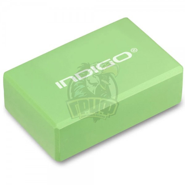 Блок для йоги Indigo (салатовый) (арт. 6011-HKYB) - фото 1 - id-p156567829