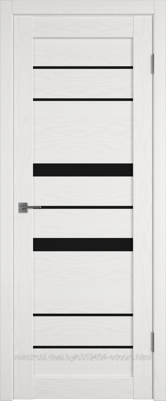 Дверь межкомнатная Atum Pro Х30 black gloss Polar Soft