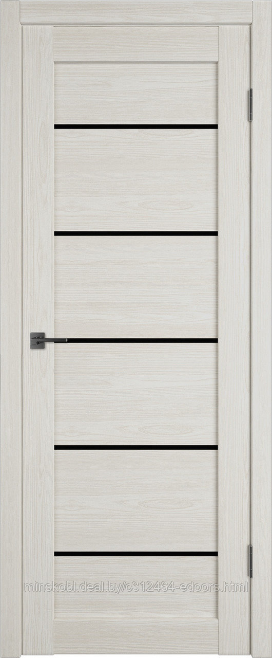 Дверь межкомнатная Atum Pro Х27 black gloss Artic Oak