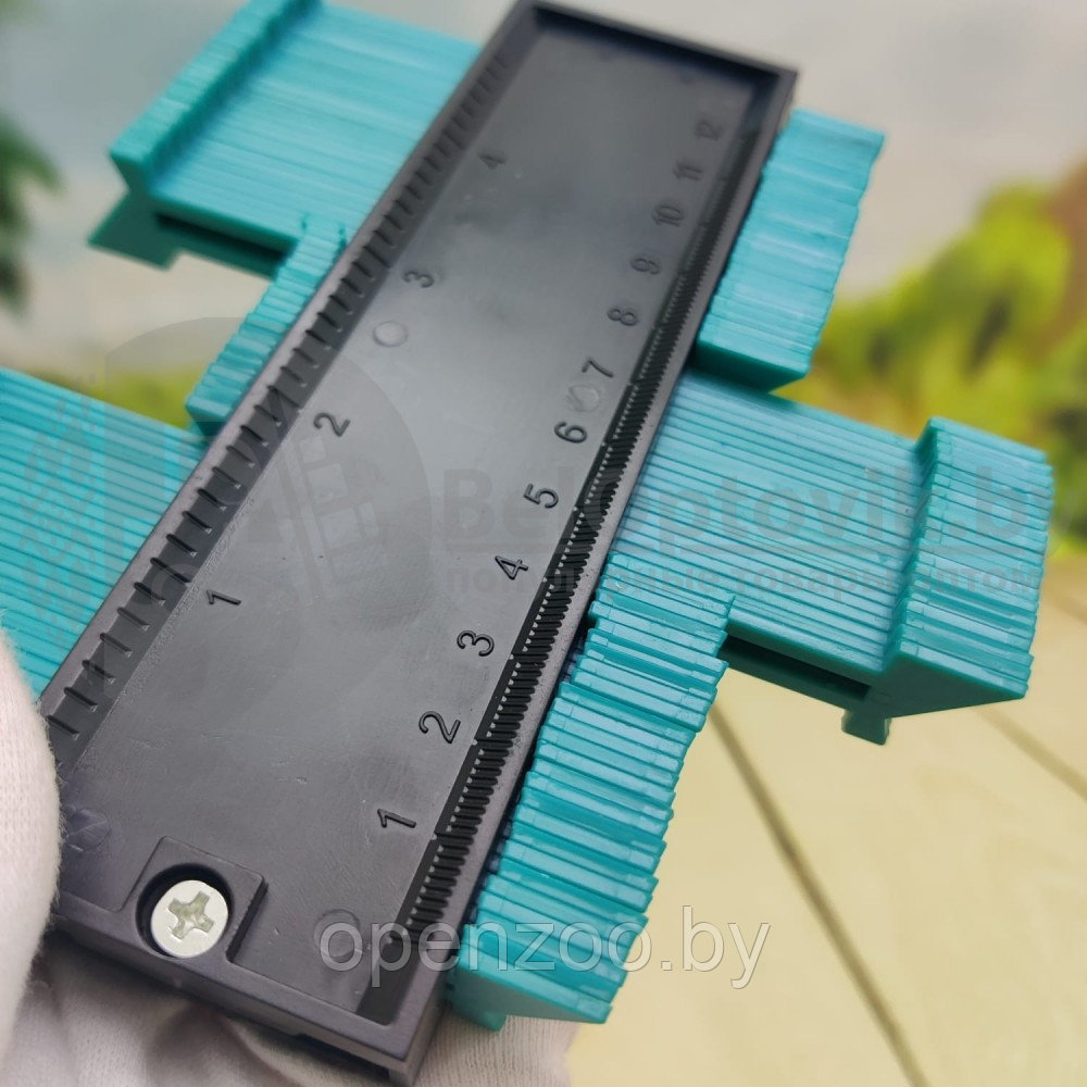 Измерительный инструмент (измеритель контура ровных углов) Wolfcraft Irregular Ruler 127х152х45mm - фото 6 - id-p114647704