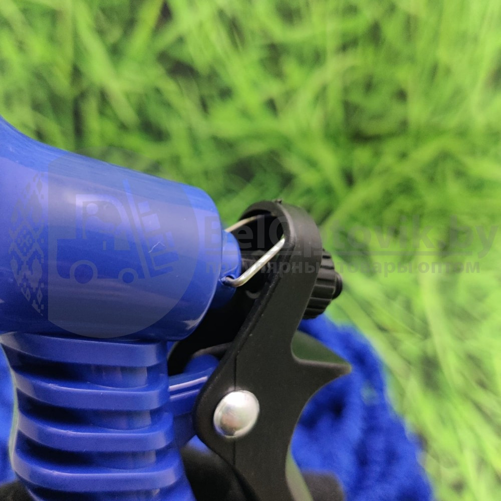 (КАЧЕСТВО) Шланг Xhose (Икс-Хоз) 60 метров поливочный (Икс-Хоз) саморастягивающийся с пульверизатором Синий - фото 10 - id-p93850107