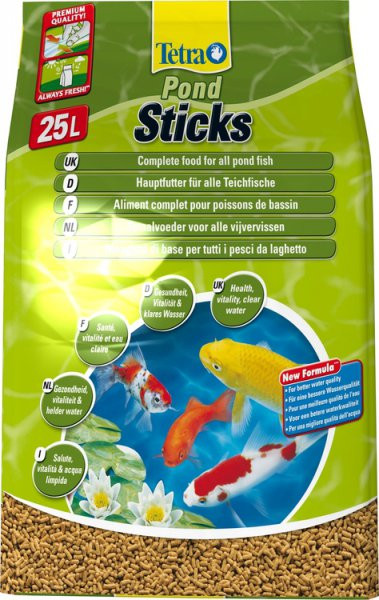 Tetra Pond Sticks основной гранулы (мешок) 25л