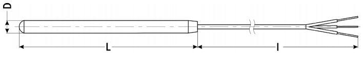Термосопротивление с кабельным выводом дТС014 (аналог) - фото 1 - id-p156570325