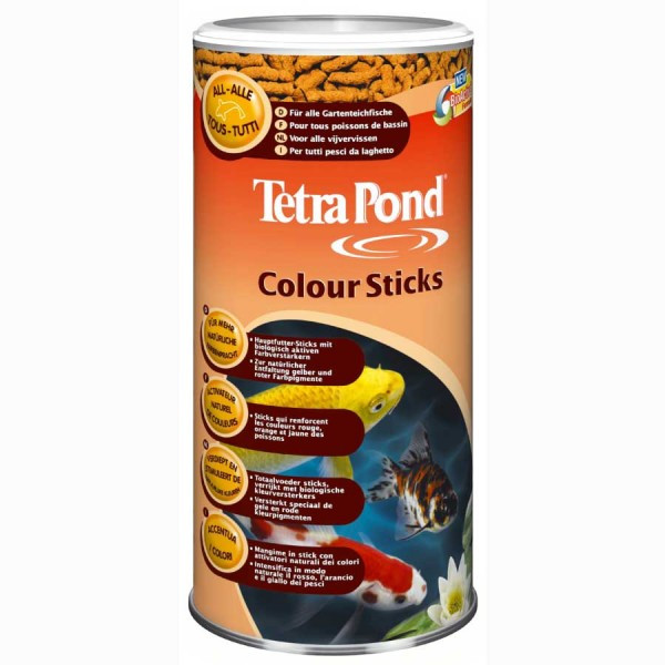 Pond ColorSticks 1л, корм для прудовых рыб