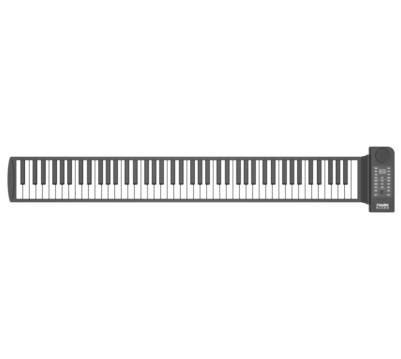 Пианино сворачивающееся черно-белое BeatHoven PU88M - фото 5 - id-p156598795