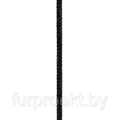 Шнур-веревка вязаный 3мм (1,5г) черный