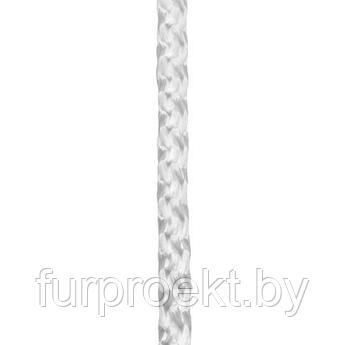 Шнур вязано-плетеный, 6мм белый