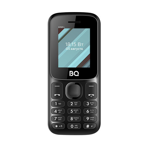 Мобильный телефон BQ Step+ (BQ-1848) черный без СЗУ