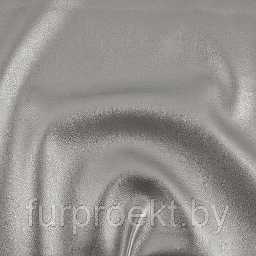 F806 49# серебро пвх 1,2мм трикотажное полотно