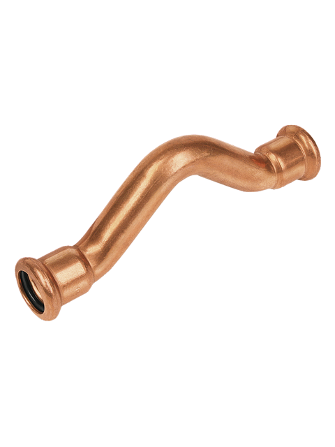 Обвод медь 15, ВПр-ВПр под пресс SANHA .