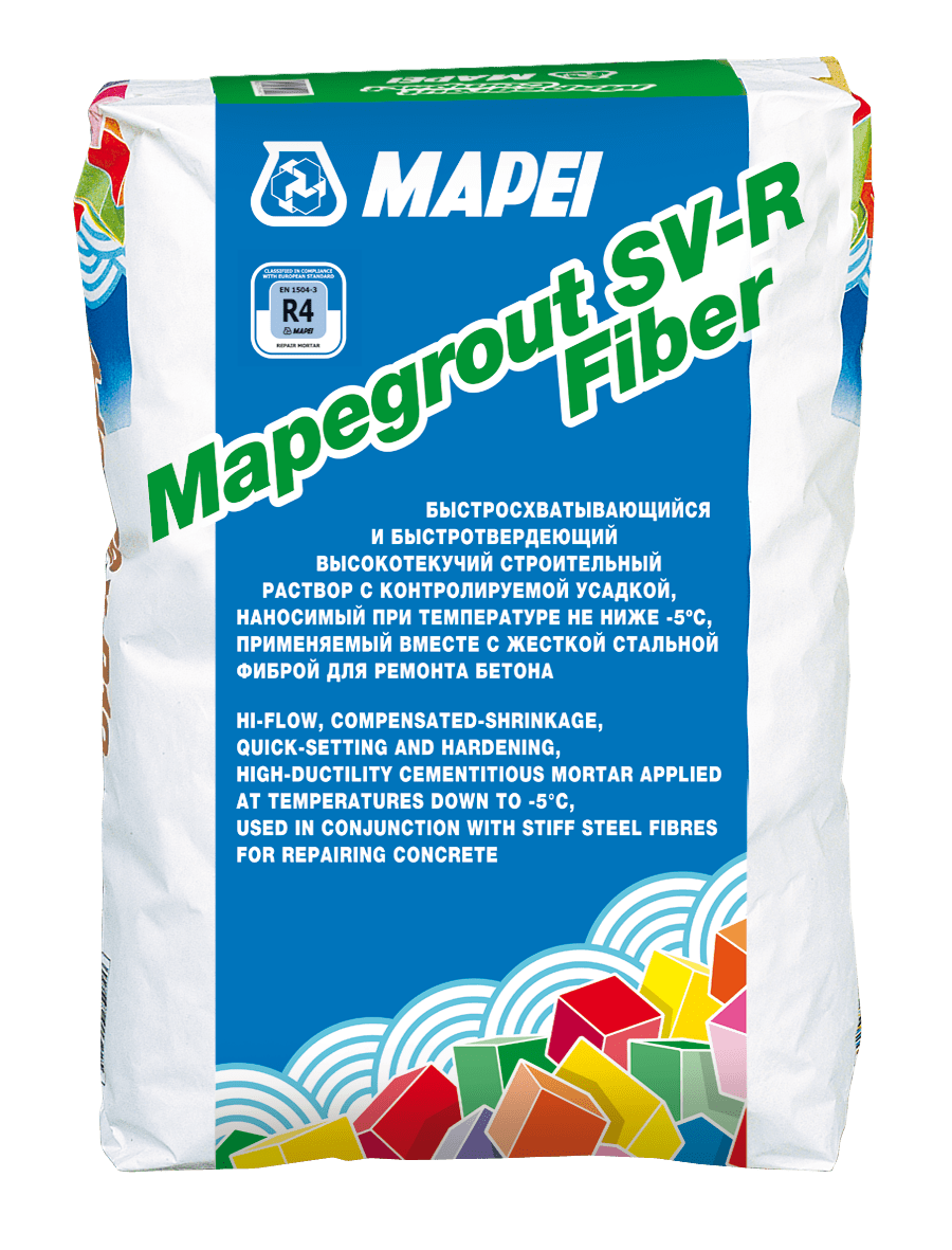 Ремонтный состав Mapegrout SV-R Fiber 25 кг.