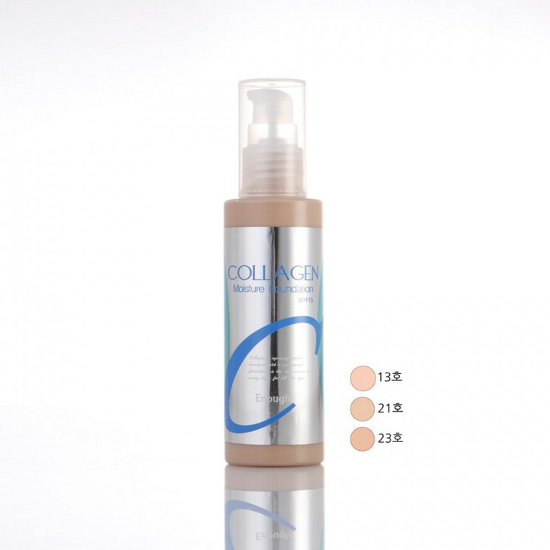 Тональная основа Enough Collagen Moisture Foundation SPF15 23 тон 100 мл - фото 1 - id-p156622635