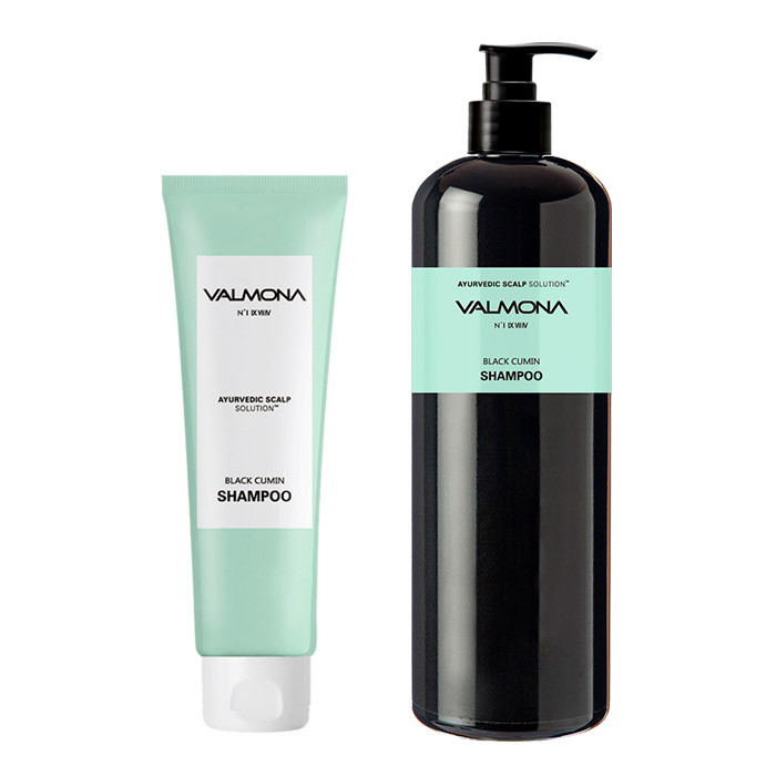 Шампунь для волос VALMONA АЮРВЕДА (ВОССТАНОВЛЕНИЕ) Ayurvedic Scalp Solution Black Cumin Shampoo 100мл