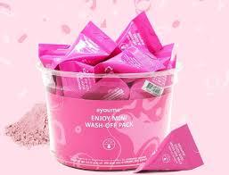 Успокаивающая маска с каламином Ayoume Enjoy Mini wash off pack 3гр