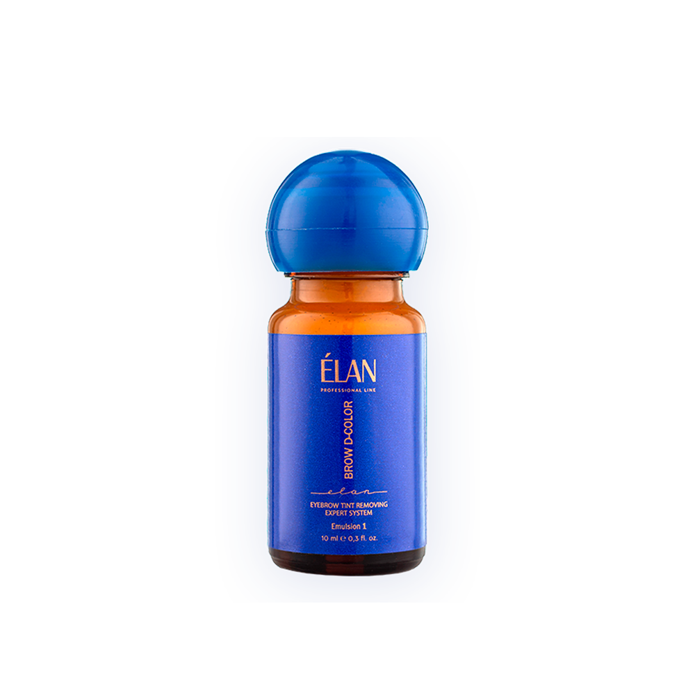 ELAN Эксперт-система удаления краски с бровей «BROW D-COLOR» Эмульсия 1 (10 мл)