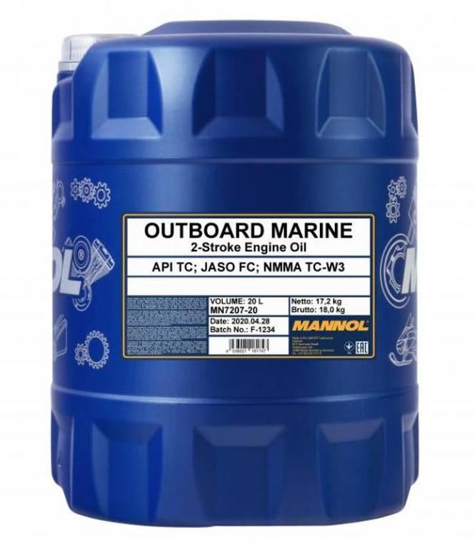 Масло для лодочных моторов 2-Takt Outboard Marine 7207 API TС NMMA TC-W3 20л. - фото 1 - id-p156636351
