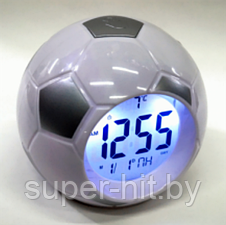 Настольные говорящие часы Футбольный мяч Atima AT-609TR, фото 2