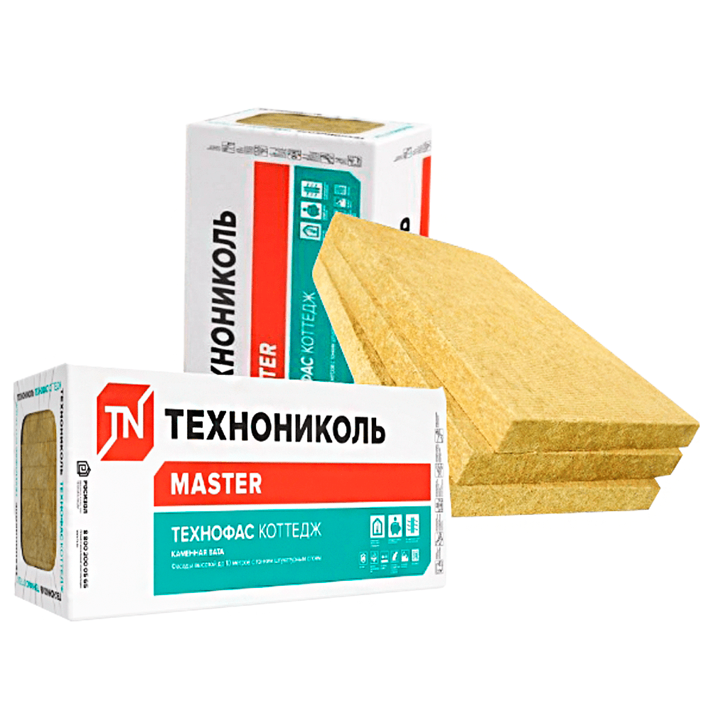 Утеплитель Технониколь Технофас Котедж 1200х600х100мм