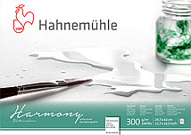 Бумага для акварели Harmony, A3, 12 sheets, 300 г/м, 100% целлюлоза, склейка, горяч. пресс, мелкое зерно