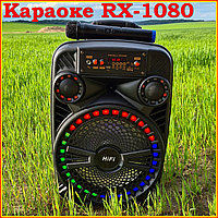 Колонка + микрофон КАРАОКЕ RX-1080 | Портативная | BT SPEAKER