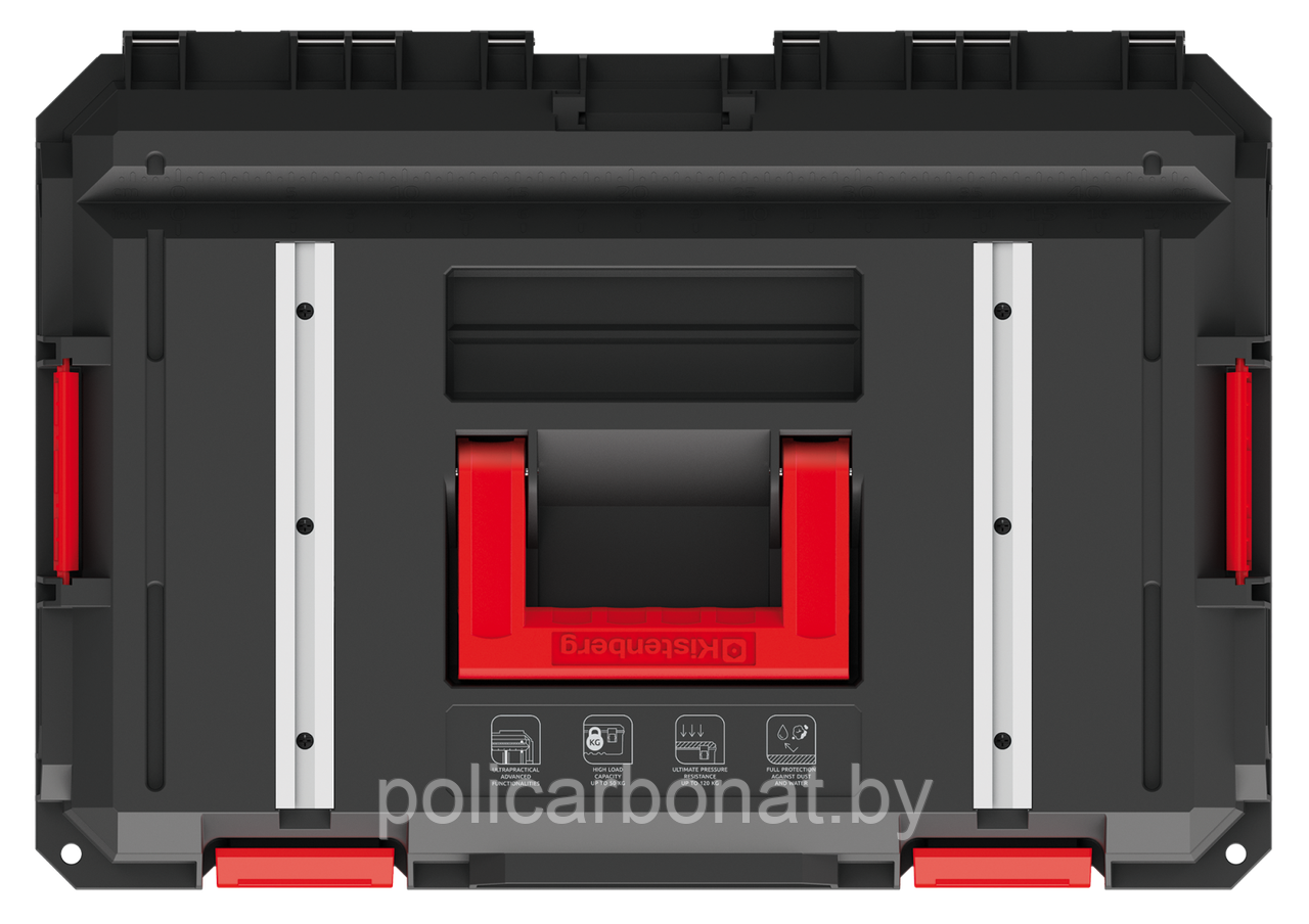 Ящик для инструментов Kistenberg 200 TOOL BOX Tech X BLOCK, черный - фото 4 - id-p156685497