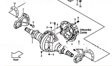 Корпус ведущего моста TCM FD20T3Z, FD25T3Z 22N53-00302, 22N5300302 на погрузчик TCM 2-2,5 тн.