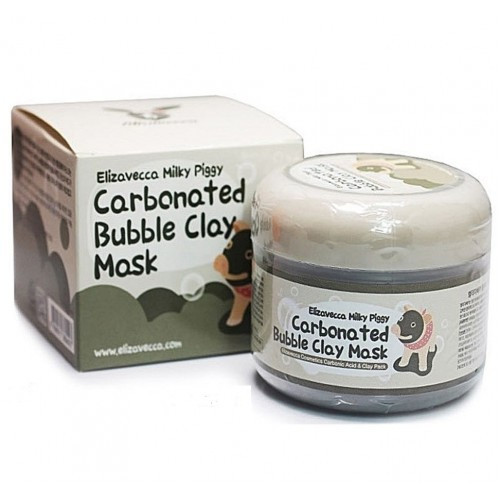 Маска д/лица очищающая ПУЗЫРЬКОВАЯ с глиной Elizavecca Сarbonate Bubble Clay Mask 100 мл