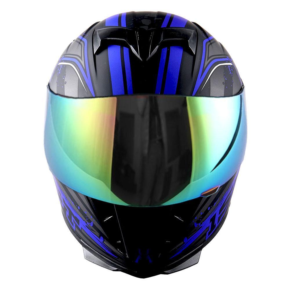 Шлем мотоциклетный 1STORM HJK311 интеграл XL синий - фото 1 - id-p156726863