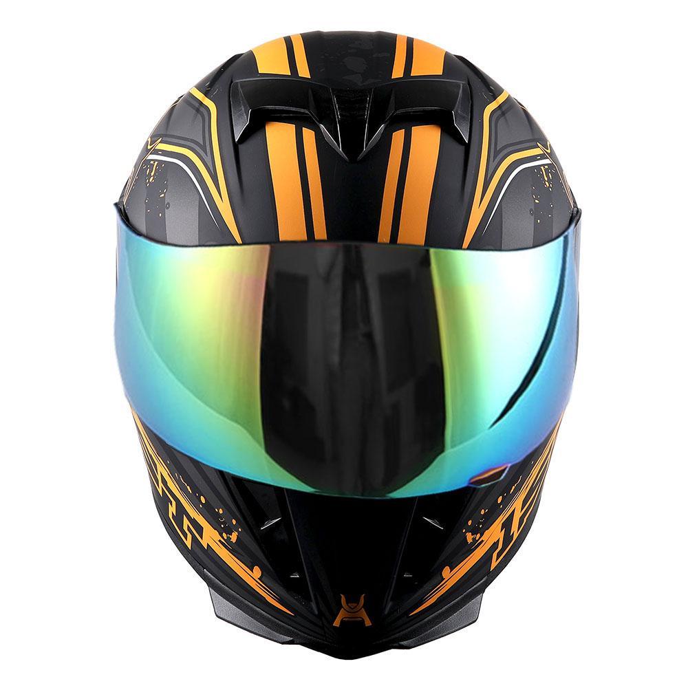 Мото шлем 1STORM HJK311 интеграл XL оранжевый - фото 2 - id-p156728529