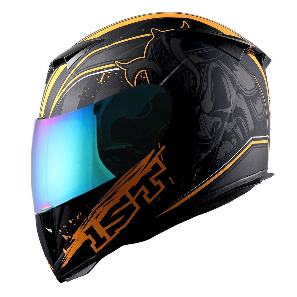 Мото шлем 1STORM HJK311 интеграл XL оранжевый - фото 3 - id-p156728529