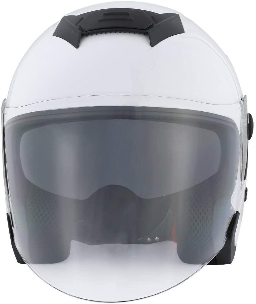 Шлем скутер 1STORM HJK526 открытый с очками черный матовый XL - фото 6 - id-p156729039