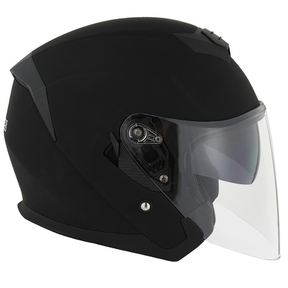 Шлем мото 1STORM HJK526 открытый с очками розовый M - фото 8 - id-p156729156