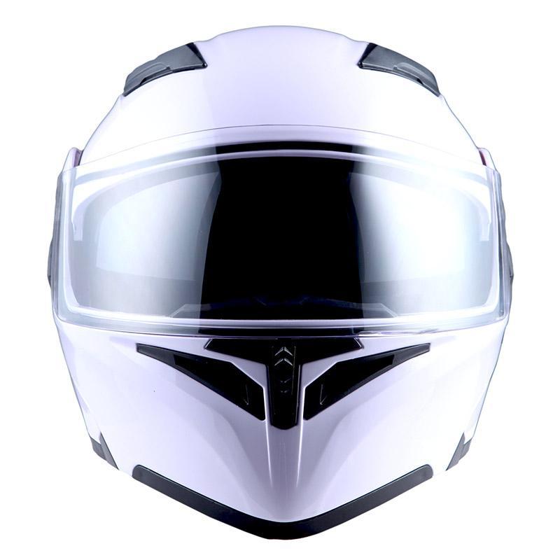 Шлем мото 1STORM HB89 модуляр (с очками) черный матовый L - фото 4 - id-p156729187
