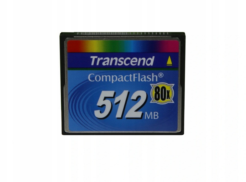 Карта памяти Compact Flash 512Mb Transcend 80x