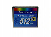 Карта памяти Compact Flash 512Mb Transcend 80x