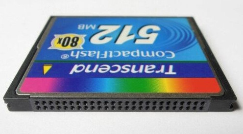 Карта памяти Compact Flash 512Mb Transcend 80x - фото 2 - id-p156728527