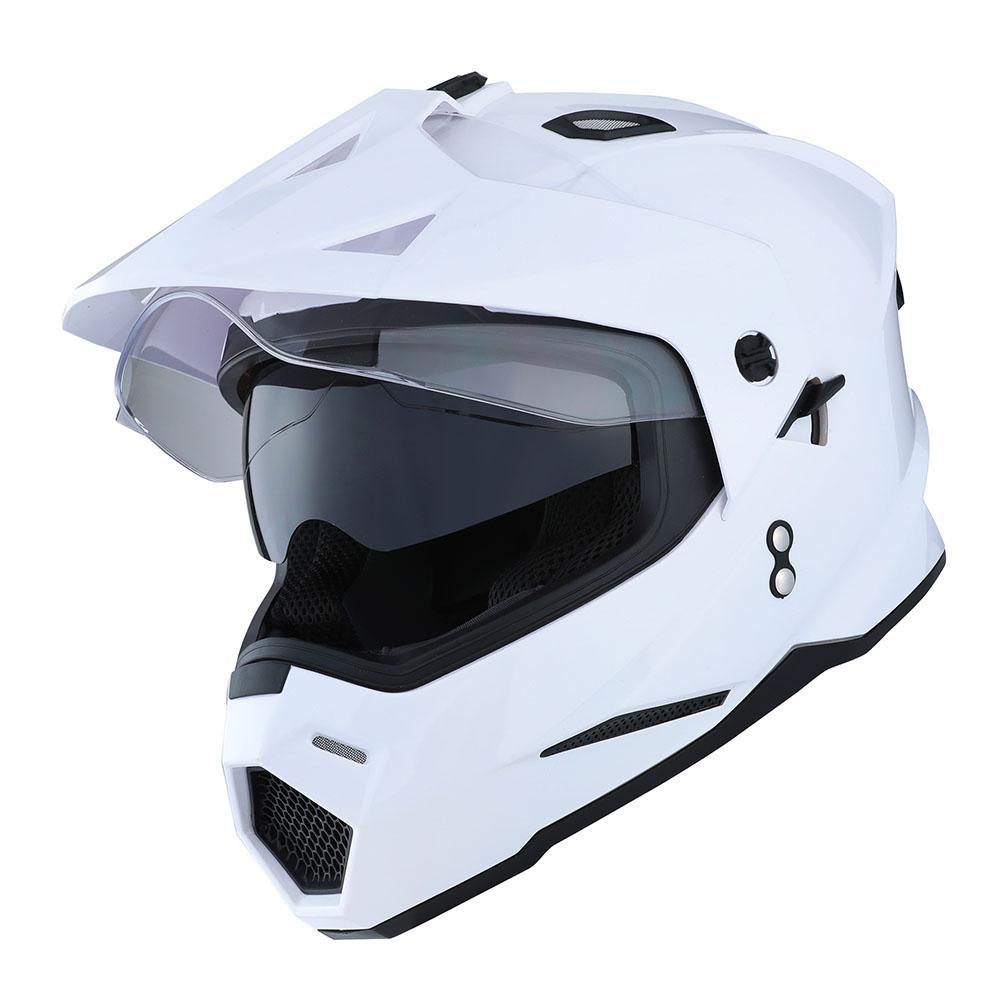 Кроссовый шлем 1STORM HF802 с очками серый L - фото 10 - id-p156730131