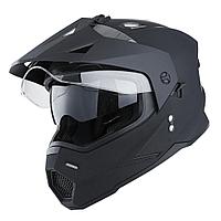 Шлем для мотоцикла 1STORM HF802 с очками черный матовый L