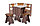 Кухонный уголок Тюльпан мини Шимо темный 109-101, фото 2