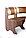Кухонный уголок Тюльпан мини Шимо темный 109-101, фото 3