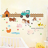 Наклейка на стену для детского сада «В деревне», фото 3