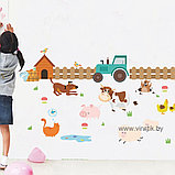 Наклейка на стену для детского сада «В деревне», фото 5