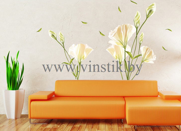 Наклейка интерьерная «Цветы Лилии XL» - фото 10 - id-p156733637