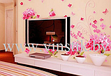 Наклейка интерьерная «Цветы Флоксы, розовые XL», фото 5