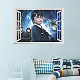 Наклейка на стену для детей «Окно Гарри Поттер», фото 2