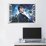 Наклейка на стену для детей «Окно Гарри Поттер», фото 3