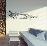 Наклейка на стену «Ноты с бабочкой XL», фото 6