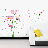 Наклейка интерьерная «Цветы Космеи», фото 2