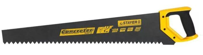 Ножовка по пенобетону (пила) STAYER BETON 700 мм, 1 TPI, закаленный износостойкий зуб - фото 1 - id-p154887423