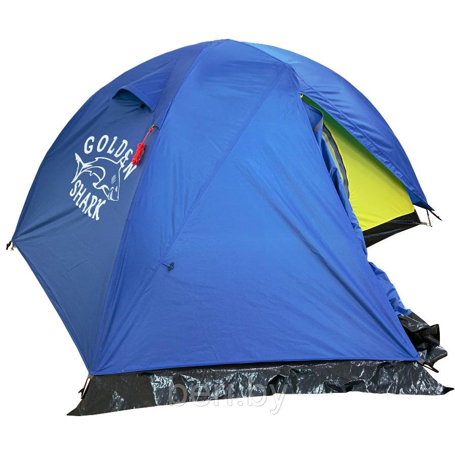 Палатка GOLDEN SHARK Night 2, двухслойная, двухместная, водостойкость тента 6000 мм.GS-NIGHT-2 - фото 3 - id-p156736057